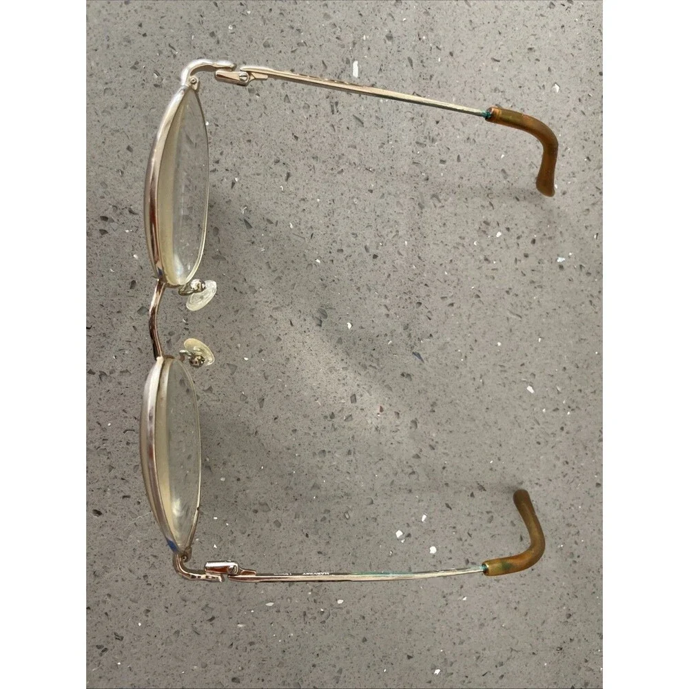 Laura Ashley Eyeglasses Frames ONLY Sally Harvest 50-18-130 Gold full rim vtg